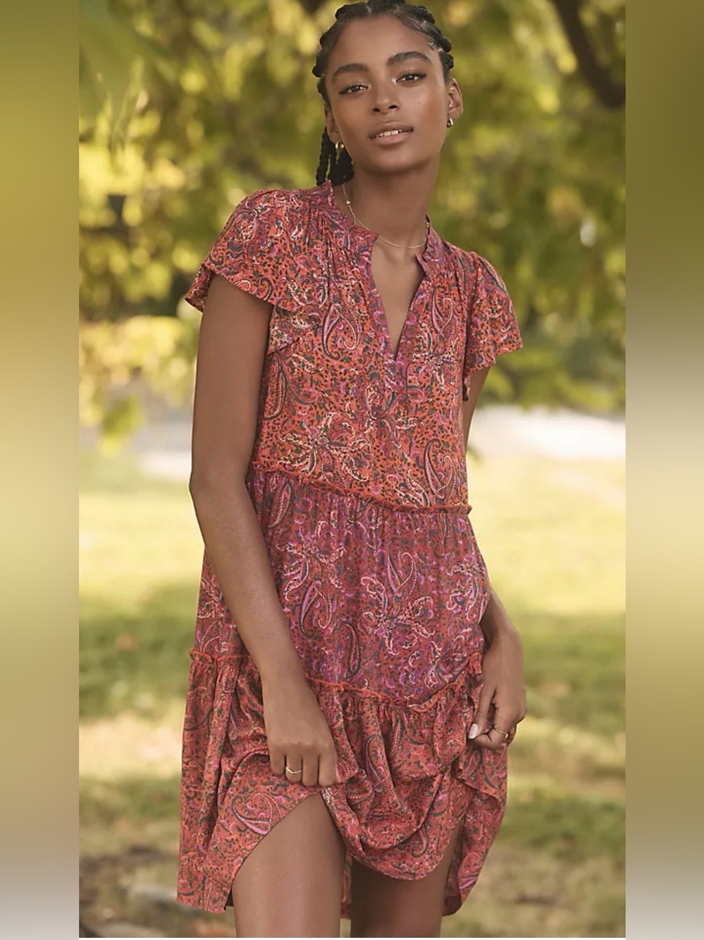 Anthropologie Penrose Tunic Dress S